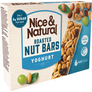 5 PACK of Nice & Natural Nut Bar Yoghurt 6 pack