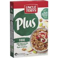 5 PACK of Uncle Tobys Cereal Plus Fibre 430g