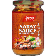 5 PACK of Yeo's Satay Sauce Satay Bbq 250ml