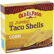 5 PACK of Old El Paso Mexican Jumbo Taco Shells 10 pack