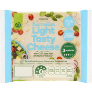 5 PACK of WW Light Tasty Cheese Block  250g