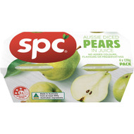 5 PACK of Spc Diced Pears In Juice 4pk 480g