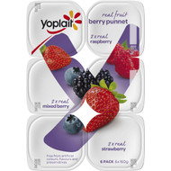 5 PACK of Yoplait Berry Punnet Mixed Yoghurts  6 pack