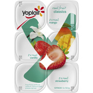 5 PACK of Yoplait Classics Mixed Yoghurts  6 pack
