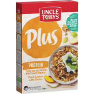 5 PACK of Uncle Tobys Cereal Plus Protein 410g