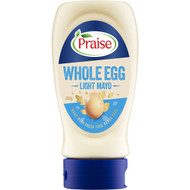 5 PACK of Praise Whole Egg Mayonnaise Light 380g