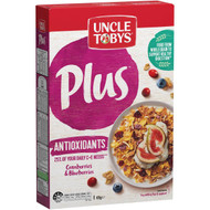 5 PACK of Uncle Tobys Cereal Plus Antioxidant 435g