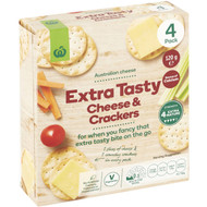 5 PACK of WW Extra Tasty Cheese & Crackers 4 pack