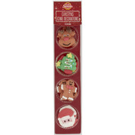 5 PACK of Dollar Sweets Christmas Icing Decorations 2d 12 pack