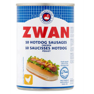 5 PACK of Zwan Chicken Hotdogs Halal 200g