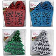 5 PACK of Christmas Jolly Hanging Decoration Assorted 8 pack