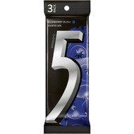 5 PACK of Wrigley's 5 Gum Blueberry Rush Sugar Free 3 pack