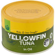 5 PACK of WW Yellowfin Tuna In Oil  425g