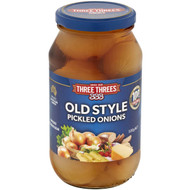 5 PACK of Three Threes Onions Pickled Old Style 500g