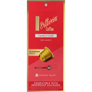 5 PACK of Vittoria Family Cup Nespresso Compatible Coffee Capsules pack 10