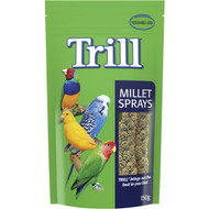 5 PACK of Trill Bird Millet Sprays 150g