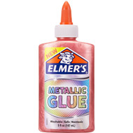 5 PACK of Elmer's Metallic Glue Pink 147ml