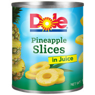5 PACK of Dole Pineapple Slices In Juice 822g