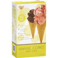 5 PACK of Altimate Waffle Ice Cream Cones 12 pack