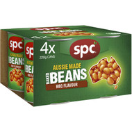 5 PACK of Spc Baked Beans Bbq Sauce 4x220g