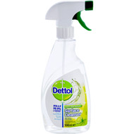 5 PACK of Dettol Multipurpose Disinfectant Trigger Spray Lime And Mint 500ml