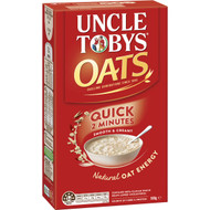 5 PACK of Uncle Tobys Oats Quick Porridge 500g