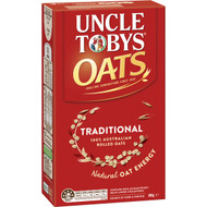 5 PACK of Uncle Tobys Oats Traditional Porridge 500g