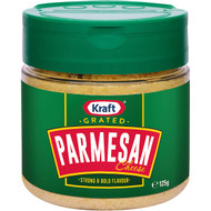 5 PACK of Kraft Parmesan Cheese Cannister 125g