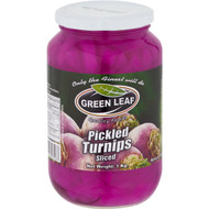 5 PACK of Green Leaf Pickled Turnips 1kg