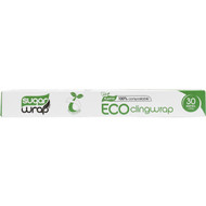 5 PACK of Sugar Wrap 100% Compostable Eco Cling Wrap 30m