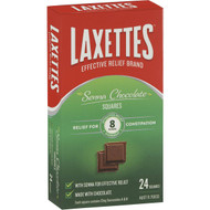 5 PACK of Laxettes Senna Chocolate Squares Laxatives 24 pack