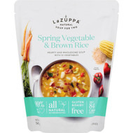 5 PACK of La Zuppa Spring Veg & Brown Rice Pouch 540g