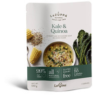 5 PACK of La Zuppa Microwave Soup Kale Quinoa & Vegetable 540g