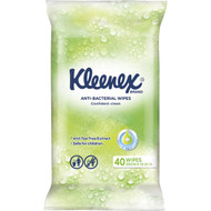 5 PACK of Kleenex Anti-bacterial Wet Wipes 40 pack
