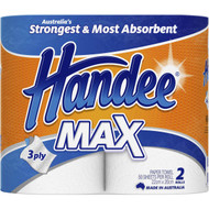 5 PACK of Handee Max Paper Towel White 3ply 2 pack