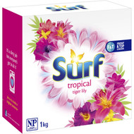 5 PACK of Surf Laundry Powder Tropical Lily 1kg