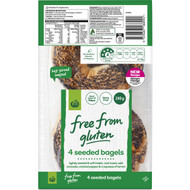 5 PACK of WW Free From Gluten Seeded Bagels 4 pack
