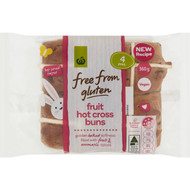 5 PACK of WW Free From Gluten Fruit Hot Cross Buns 4 pack