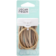 5 PACK of Oscar Orsen Large Flat Hair Elastics Blonde 10 pack