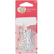 5 PACK of Oscar Orsen Kids One Touch Hair Clip Assorted 10 pack