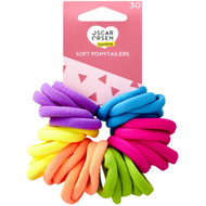 5 PACK of Oscar Orsen Bambino Soft Kids Hair Ponytailer 30 pack