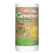 5 PACK of Multix Greener 60% Plant Based Kitchen Tidy Garbage Bags S 30 pack