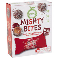 5 PACK of Macro Mighty Bites Strawberry Apple 5 pack