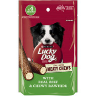 5 PACK of Lucky Dog Meaty Chew Beef 96g
