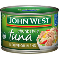 5 PACK of John West Tuna In Olive Oil 425g
