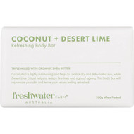5 PACK of Freshwater Farm Australia Coconut & Desert Lime Refreshing Body Bar 200g