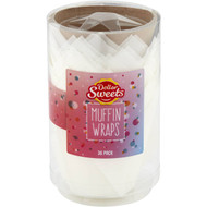 5 PACK of Dollar Sweets White Muffin Wraps 36 pack