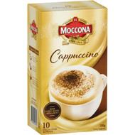 5 PACK of Moccona Mixes Cappuccino 10 pack