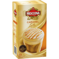 5 PACK of Moccona Mixes Caramel Latte 10 pack