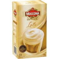 5 PACK of Moccona Mixes Latte 10 pack